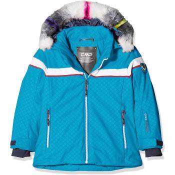 CMP Feel Warm Flat, Chaqueta Cortavientos niña, niña, 38W0395, BLU Jewel, 116