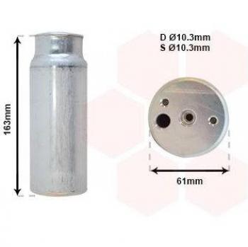 Filtro deshidratante para aire acondicionado VAN WEZEL 3000D362