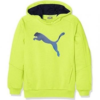 PUMA Hero Hoody FL Sudadera, Niños, Amarillo, 152