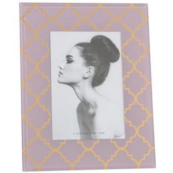 Marco de Fotos Alexandra House Living Rosa Cristal 18 x 1 x 23 cm