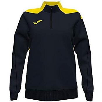 Sudadera de fútbol Joma Championship VI mujer negro amarillo S