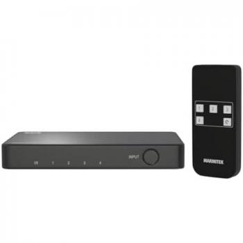Conmutador HDMI 8K 60Hz - 4K 120Hz - HDMI 2.1 - 4 Entradas / 1 Salida Marmitek Connect 740