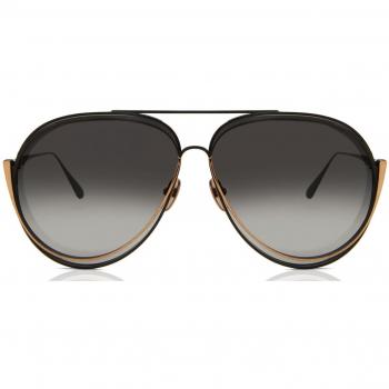 Linda Farrow FRANCISCO LFL1410 C1 Men's Brown Sunglasses 66mm