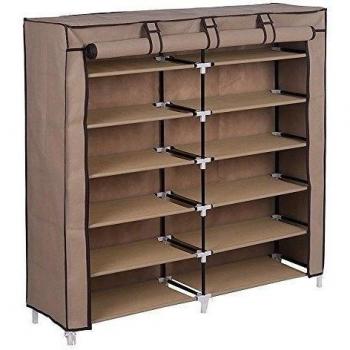 Songmics 7 pisos Zapatero resistente al polvo 115 x 110 x 28 cm RXJ12K