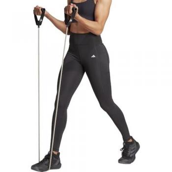 Adidas Optime High Rise Full-Length Tights for Women - Black, Size XL
