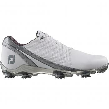 Footjoy dna zapatos de golf para hombre color blanco plata talla 45 w
