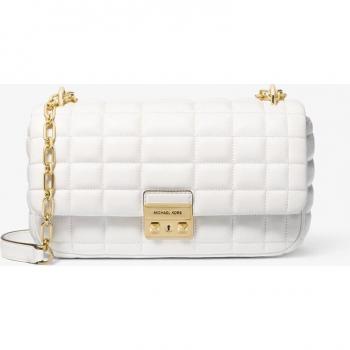 Michael Kors Stylish Shoulder Bag for Everyday Use, White, Female, Size: ONE SIZE