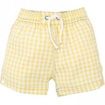 Bañador de niño amarillo con motivos florales