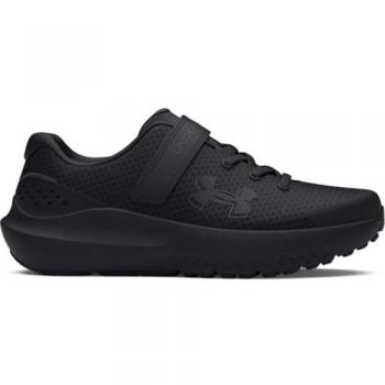 Zapatillas para correr Under Armour Pre-School Surge 4 AC negras infantiles - Talla 32