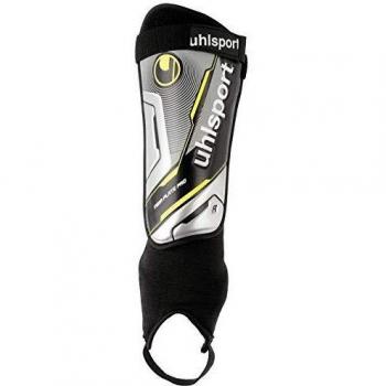 uhlsport Tibia Plate Pro espinilleras, Adultos Unisex, Negro, S