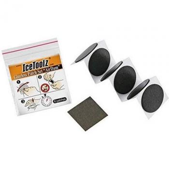 IceToolz Glueless Set de Patches, Unisex Adulto, Negro, Medium