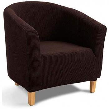 TIANSHU Funda de Sillón Chesterfield,Tejido Jacquard de poliéster y Elastano Fundas de sofá Suaves duraderas Tub Chair Sillón