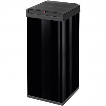Hailo 0880-701 Big Box - Cubo de basura grande con tapa giratoria, 80 litros, color negro