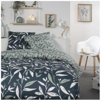 Funda Nórdica Floral Azul Mawira 260 x 240 cm 100% Algodón