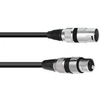XLR cable de 5 m 3 pines bk