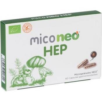 MICO NEO | HEP | 60 Cápsulas | Ayuda a Limpiar y Proteger el Hígado | A Base de Cardo Mariano, Reishi, Cordyceps, Shiitake, Polyporus | Elaborado con Hongos Ecológicos