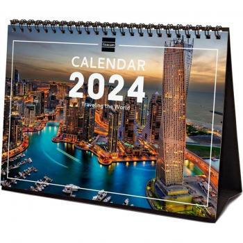 Calendario de sobremesa internacional 2024 Traveling Finocam