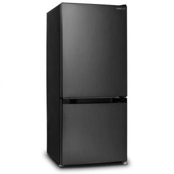 INFINITON FGC-117B - Frigorífico combi, 117 litros, Dark Inox, SmartFrost, Fast Cooling, Clase A++/E, Altura 120cm