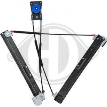 Elevador de ventana DIEDERICHS 1428120, eléctrico, compatible con varios modelos de vehículos, incluye motor y mecanismo completo para instalación directa