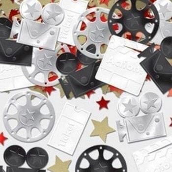 Au Plaisir de los ojos - confeti de mesa cine Hollywood Party