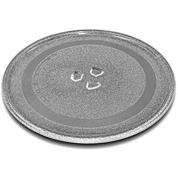 Plato giratorio de vidrio de 24,5 cm con soporte en Y compatible con microondas Panasonic NN-GD358, NN-GD359, NN-GD368, NN-GD369 y NN-GD379
