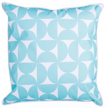 Cojín para jardín de 45x45 Azul de poliéster Garden - LOLAhome