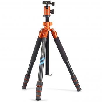 Cullmann Mundo 525M - Trípode, Color Naranja