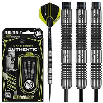 Dardos de Acero Winmau Michael Van Gerwen Auténticos 23g 85% Tungsteno con Puntas de Acero