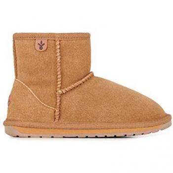 EMU WALLABY MINI Bota Esquimal niña Camel - Botas de montaña para niños, diseño esquimal, color camel, material resistente y cómodo, suela antideslizante, forro cálido
