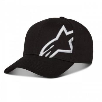 Gorra Alpinestars Corp Snap 2 Negra/Blanca, Talla Única, Ajustable