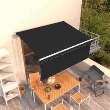 Tienda Retráctil Automática con Sombrilla 3,5x2,5 m Antracita