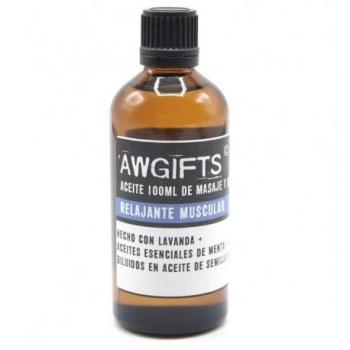 Aceite de Masaje para los Músculos con Lavanda, Menta y Eucalipto - 100ml