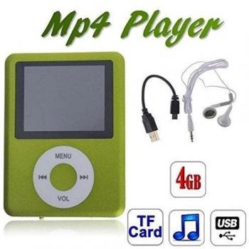 LECTEUR MP4 3th + Carte 4 GB - VERT