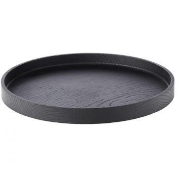 Applicata Luna Bandeja (Diámetro de 28 cm) Eiche (gebeitzt)