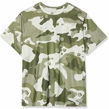Nike M Nk Dry tee Leg Camo AOP Camiseta, Hombre, Light Bone, 2XL