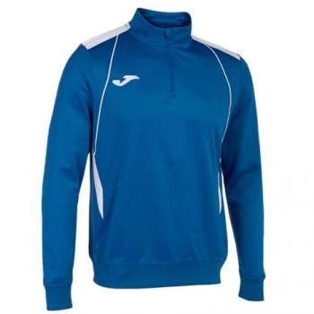 Sudadera Joma Championship VII para hombre, color royal blanco, con media cremallera