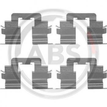 Kit de Accesorios y Pastillas de Frenos A.B.S. 1215Q