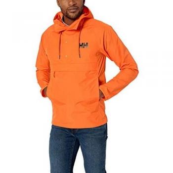 Helly Hansen Loke Packable Anorak Chaqueta Empacable, Hombre, Naranja Fuego, L