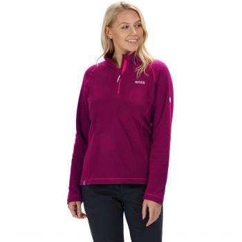Regatta Kenger - Forro Polar de Media Cremallera para Mujer, Mujer, Color Morado, tamaño Size: 12