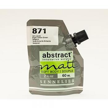 Sennelier Color acrílico mate Serie Abstract Matt 60 ml 871 verde amarillo