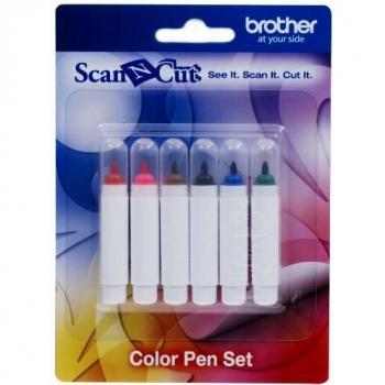 Brother CAPEN1 Scan-N-Cut - Kit de rotuladores, Color Blanco