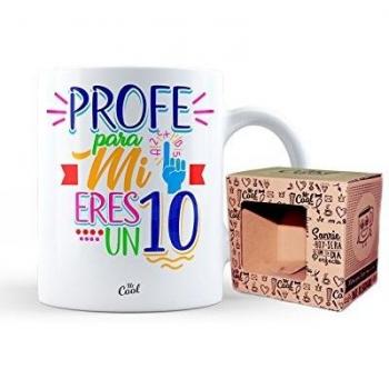 Mr.Cool Taza cerámica de desayuno con frase original