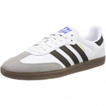 Adidas Samba OG Sneakers, White/Black, Men's Size 10, Lace Up, Leather