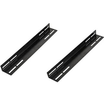 Juego de Guías Laterales Fijas para Armario Rack 19 Negro 450mm
