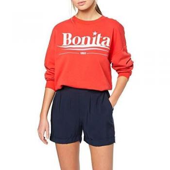 Vero Moda Vmboca Maya Shorts Pantalones Cortos, Azul