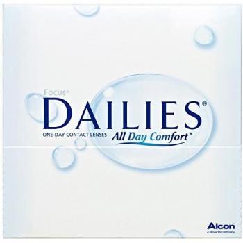 Focus Dailies All Day Comfort Lentes de contacto de reemplazo diario, Pack de 90, R 8.6 mm, D 13.8 mm, -0.50 Diopt