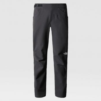 Pantalón largo The North Face Athletic Outdoor Winter Tapered Regular gris oscuro logo blanco - 38
