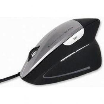 Ratón ajuste vertical acogedoras M1189 VDT síndrome 1000/16000dpi 6 Botón USB 1,5 M Cable óptico