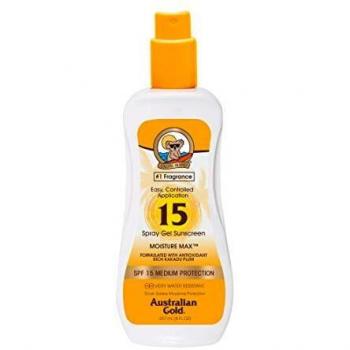 Australian Gold Sunscreen Spf15 Spray Gel, Blanco, 237 Mililitro