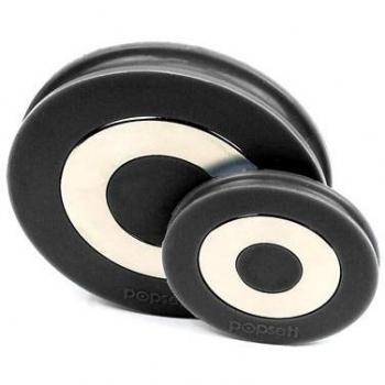 Popsett - Sistema de fijacion mediante imanes disco telefono y disco tablet negro no incluye soporte